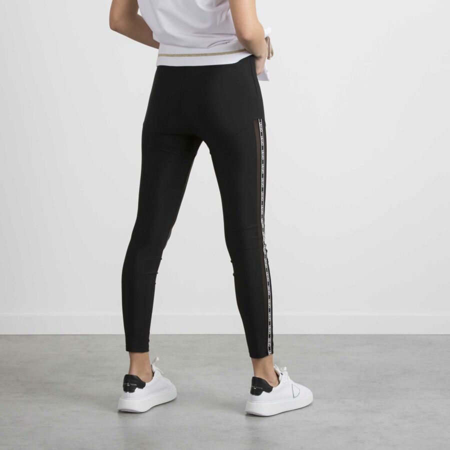 LIU JO-PANTALONE JERSEY-LJTA1140J7912 NERO