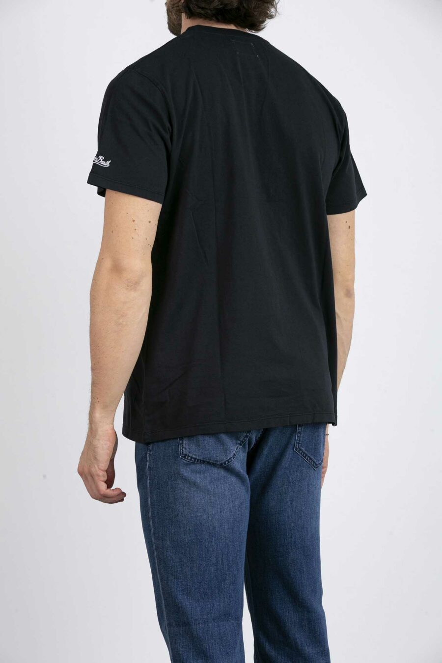 SAINT BARTH-T-SHIRT STAMPA WEEKLY COCKTAILS-MC2JACK00102960B NERO