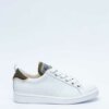 PANCHIC-SNEAKERS RECYCLED LEATHER WHITE E OLIVE-PANP01M2200100175 BIANCA