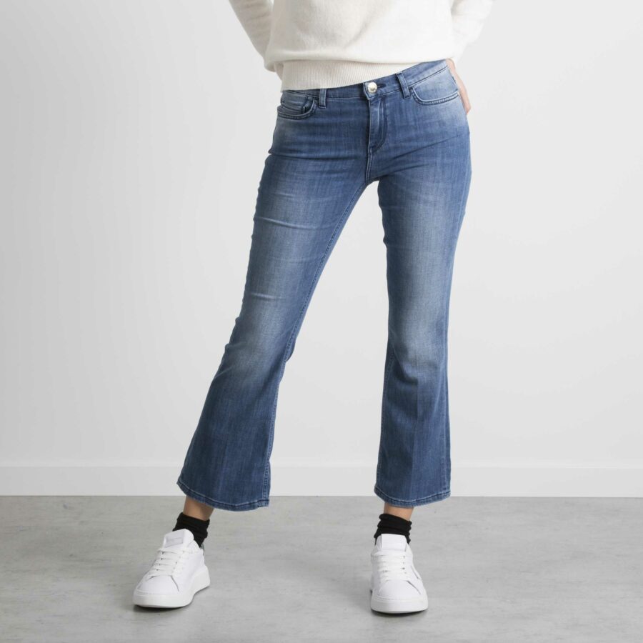 PINKO-JEANS FLARE-PKFANNIE13 DENIM