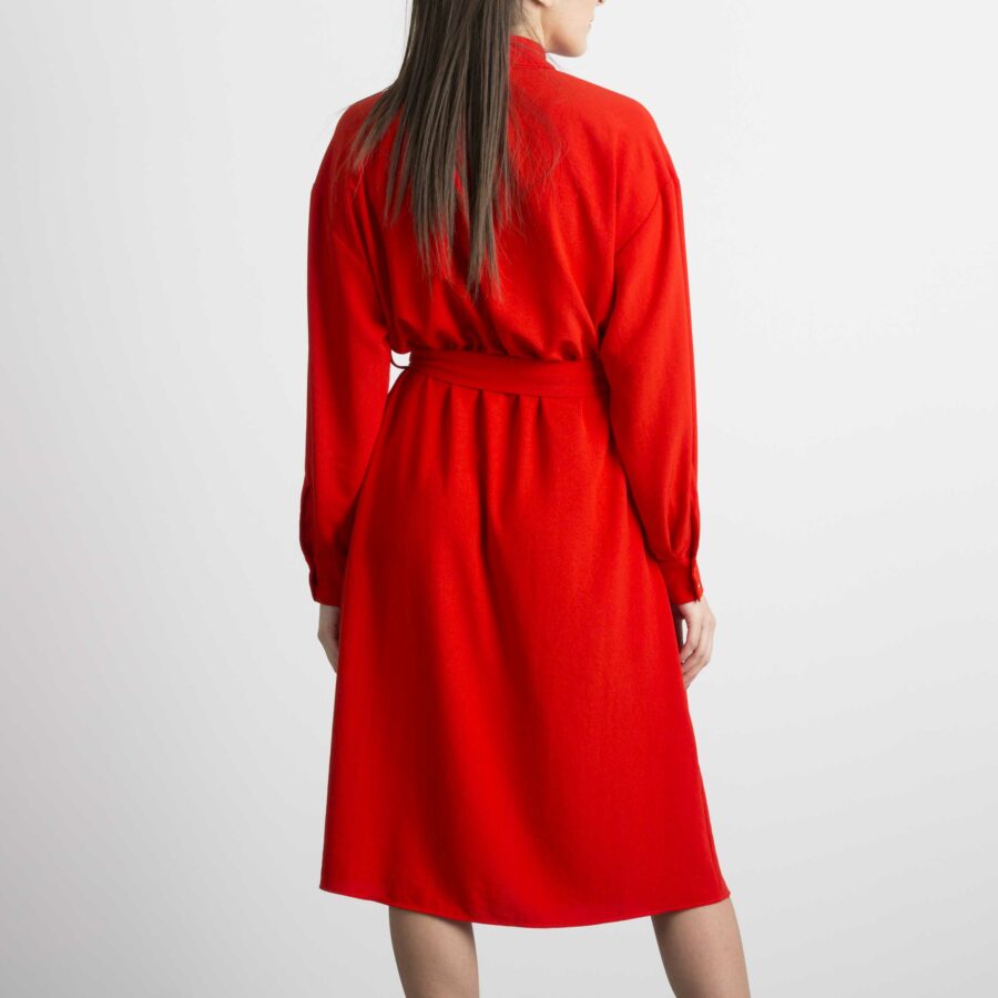 PINKO-ABITO CREPE FLUIDO-PKMANIEROSO ROSSO