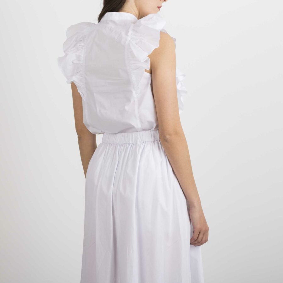 PATRIZIA PEPE-CAMICIA-PP2C1263A9B9 BIANCO