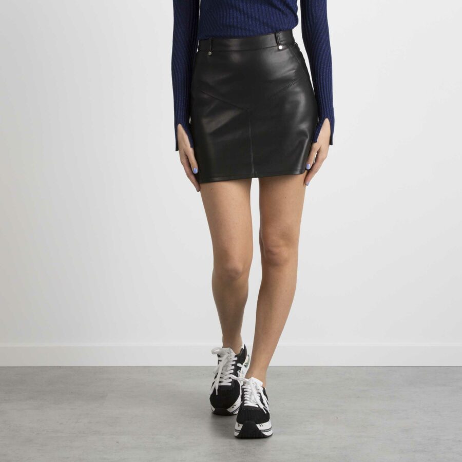 PATRIZIA PEPE-GONNA-PP8L0386A1DZ NERO