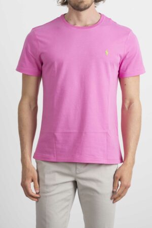 RALPH LAUREN-T-SHIRT JERSY CREWNECK-RL671438P1 FUX
