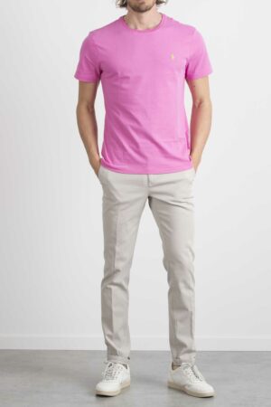 RALPH LAUREN-T-SHIRT JERSY CREWNECK-RL671438P1 FUX