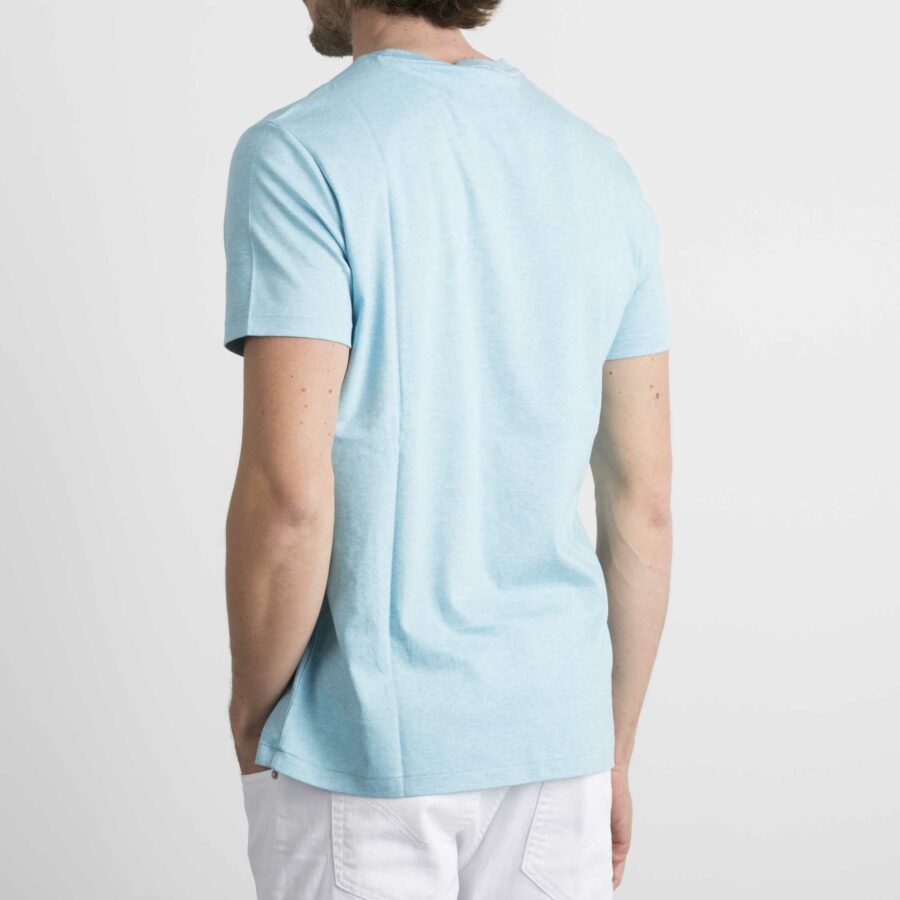 RALPH LAUREN-T-SHIRT PIMA COTTON-RL740727P1 AZC
