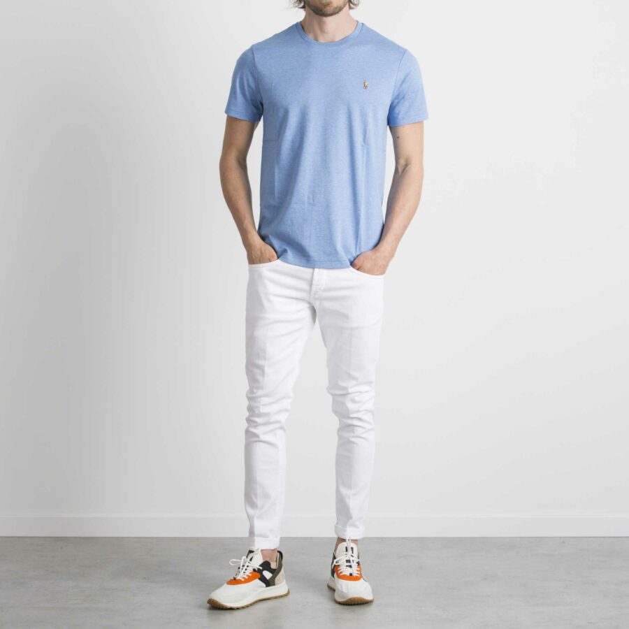 RALPH LAUREN-T-SHIRT PIMA COTTON-RL740727P1 AZZ