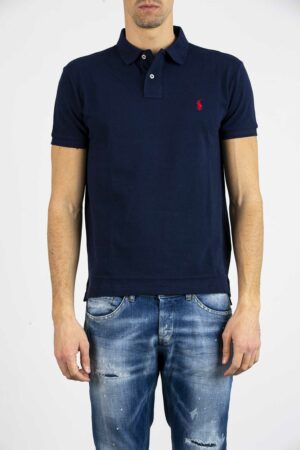 RALPH LAUREN-POLO SLIM FIT STRETCH MESH-RL795080P2 NAVY