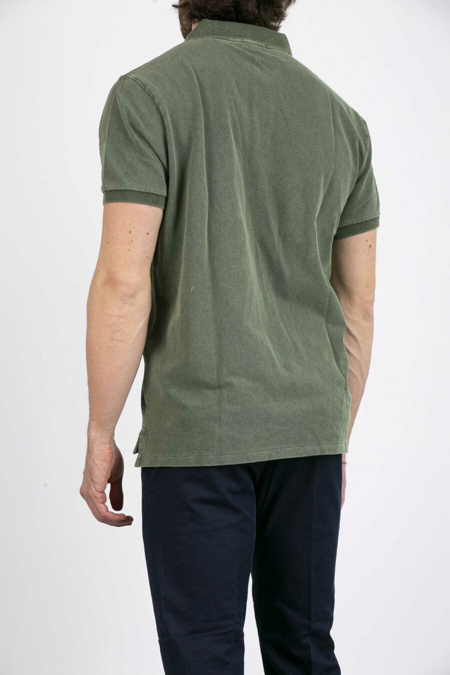 RALPH LAUREN-POLO CUSTOM SLIM FIT MESH-RL814416 OLIVE