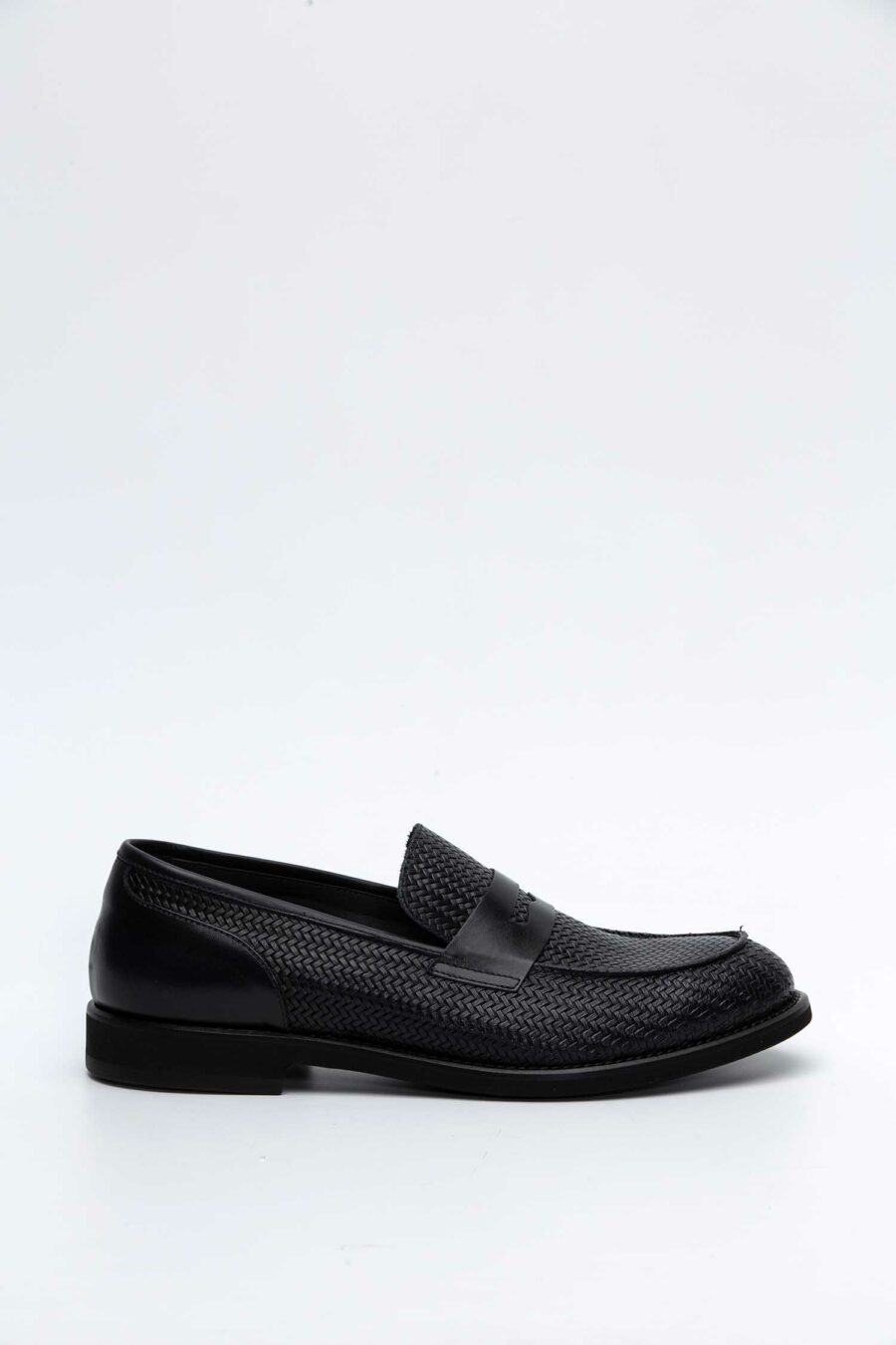 SEBOY'S-MOCASSINO INTRECCIO-SB3784CALFSTAM513 NAVY