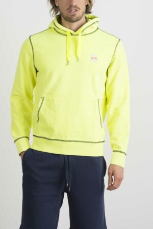 SUN68-MAGLIA HOOD SUN68 LOGO-SNF31115 GIA