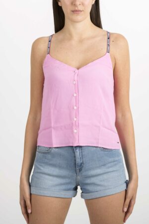 TOMMY HILFIGER-CANOTTA-THDW09762 PINK