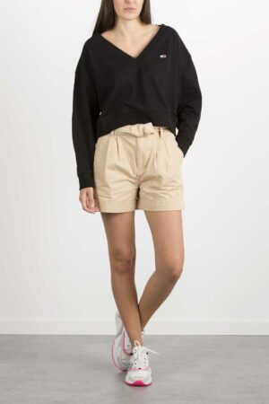 TOMMY HILFIGER-FELPA-THDW09801 NERO
