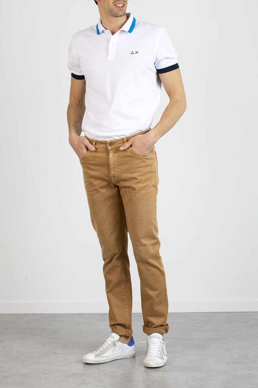 TELERIA ZED-PANTALONE 5 TASCHE DRIILL-TZCOBRA18GOB COGNA