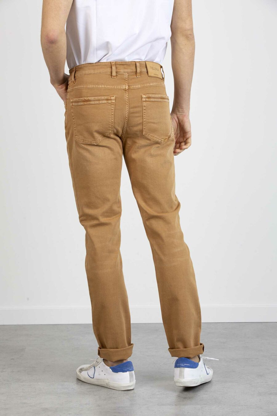 TELERIA ZED-PANTALONE 5 TASCHE DRIILL-TZCOBRA18GOB COGNA