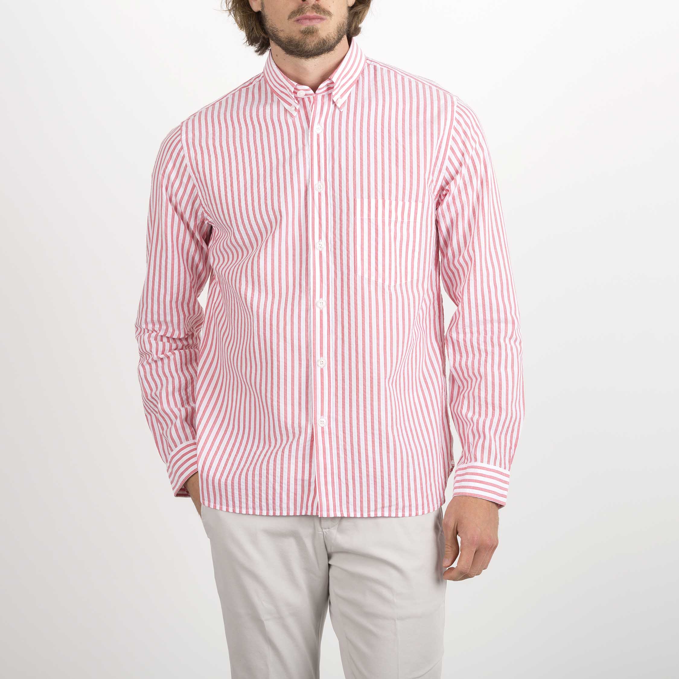 XACUS-CAMICIA RIGHE HERITAGE B.D LIMITED EDITION-XA81228421 COR