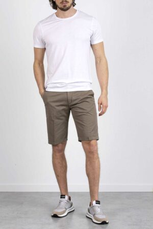 40WEFT-BERMUDA CHINO BASIC SLIM FIT-40LENNYBE7262 TORTORA
