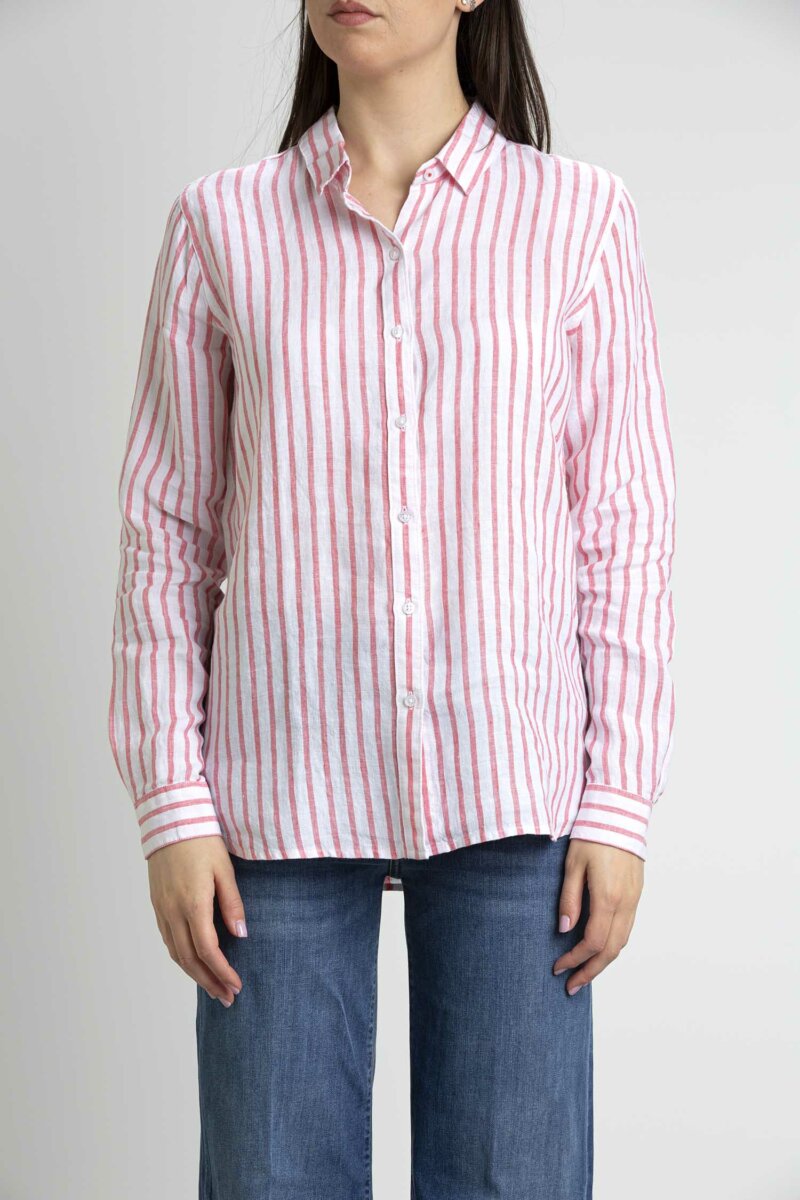 BARBOUR-CAMICIA DONNA MARINE-BBLSH1315LSHP3 PINK