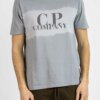CP COMPANY-T-SHIRT IN JERSEY CON LOGO TIE-DYE-CPTS234A005431S GREY