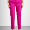 EMME MARELLA-PANTALONE IN POPELINE-EMCOLLE FUXIA