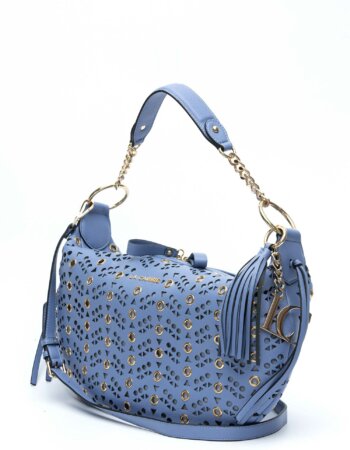 LA CARRIE-BORSA MOON LASER SYNTHETIC TUMBLED-LCTS355TBS DENIM