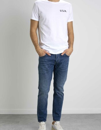 BL'KER VINTAGE CLOTHING-T-SHIRT UOMO-BLKG0030 WHITE