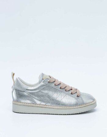 PANCHIC-SNEAKERS LAMINATED FABRIC SILVER POWDER PINK-PANW1600100162 SILVER