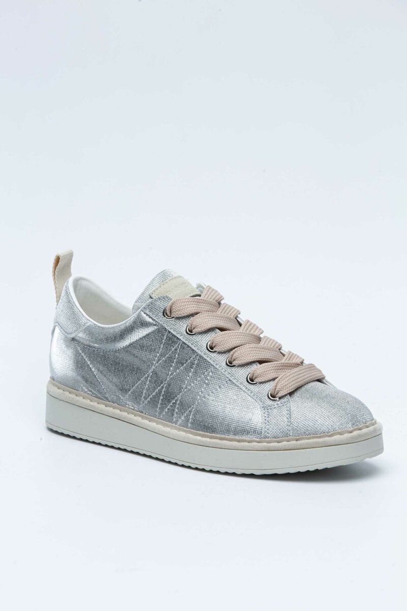 PANCHIC-SNEAKERS LAMINATED FABRIC SILVER POWDER PINK-PANW1600100162 SILVER