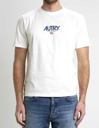 AUTRY-T.SHIRT GIRO UNISEX-AUTSIMP3 WHITE