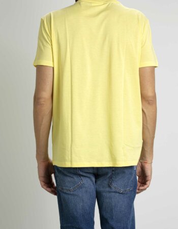 LACOSTE-T-SHIRT BASIC-LCTH6709P23 GIALLO