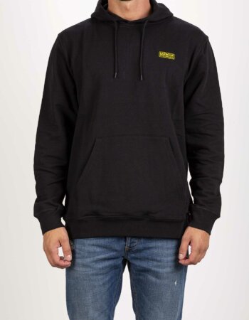 BARBOUR-FELPA SMALL LOGO-BBMOL0332 BLACK