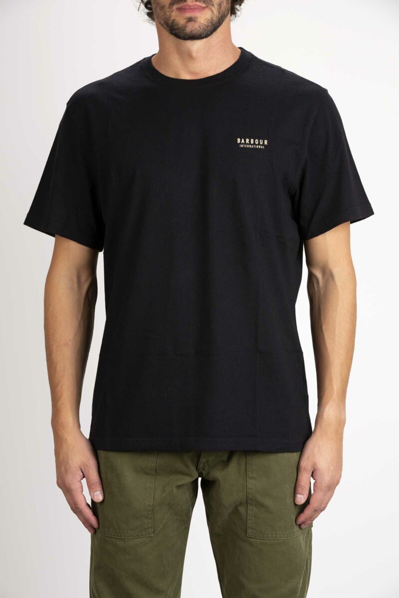 BARBOUR-T-SHIRT RICO-BBMTS1208 BLACK