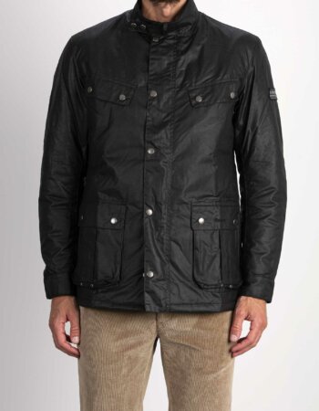 BARBOUR-GIUBBINO DUKE WAX-BBMWX0337A3 BLACK