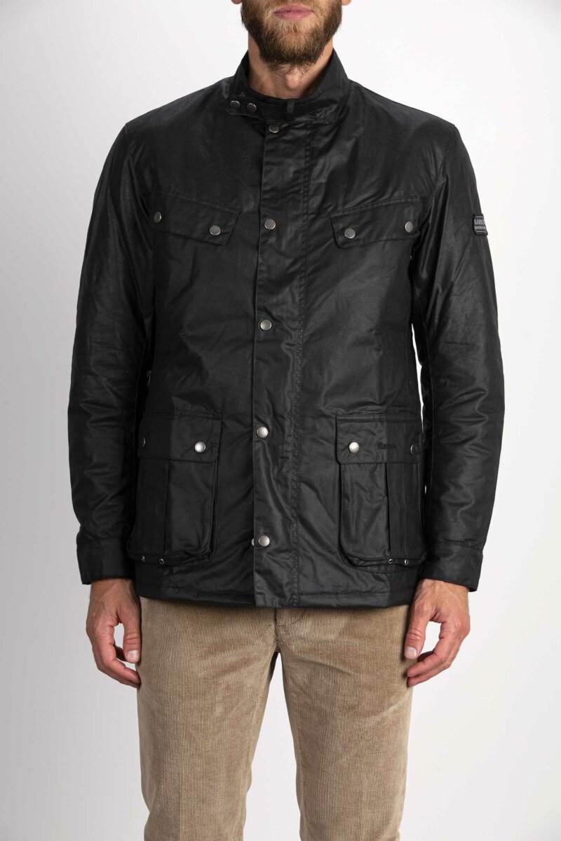 BARBOUR-GIUBBINO DUKE WAX-BBMWX0337A3 BLACK