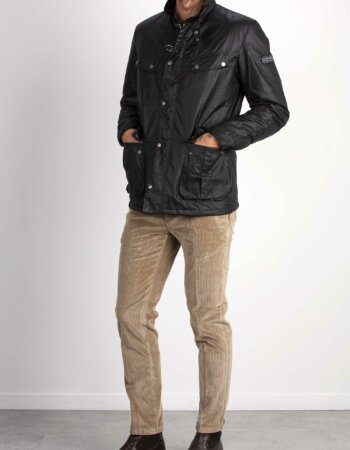 BARBOUR-GIUBBINO DUKE WAX-BBMWX0337A3 BLACK