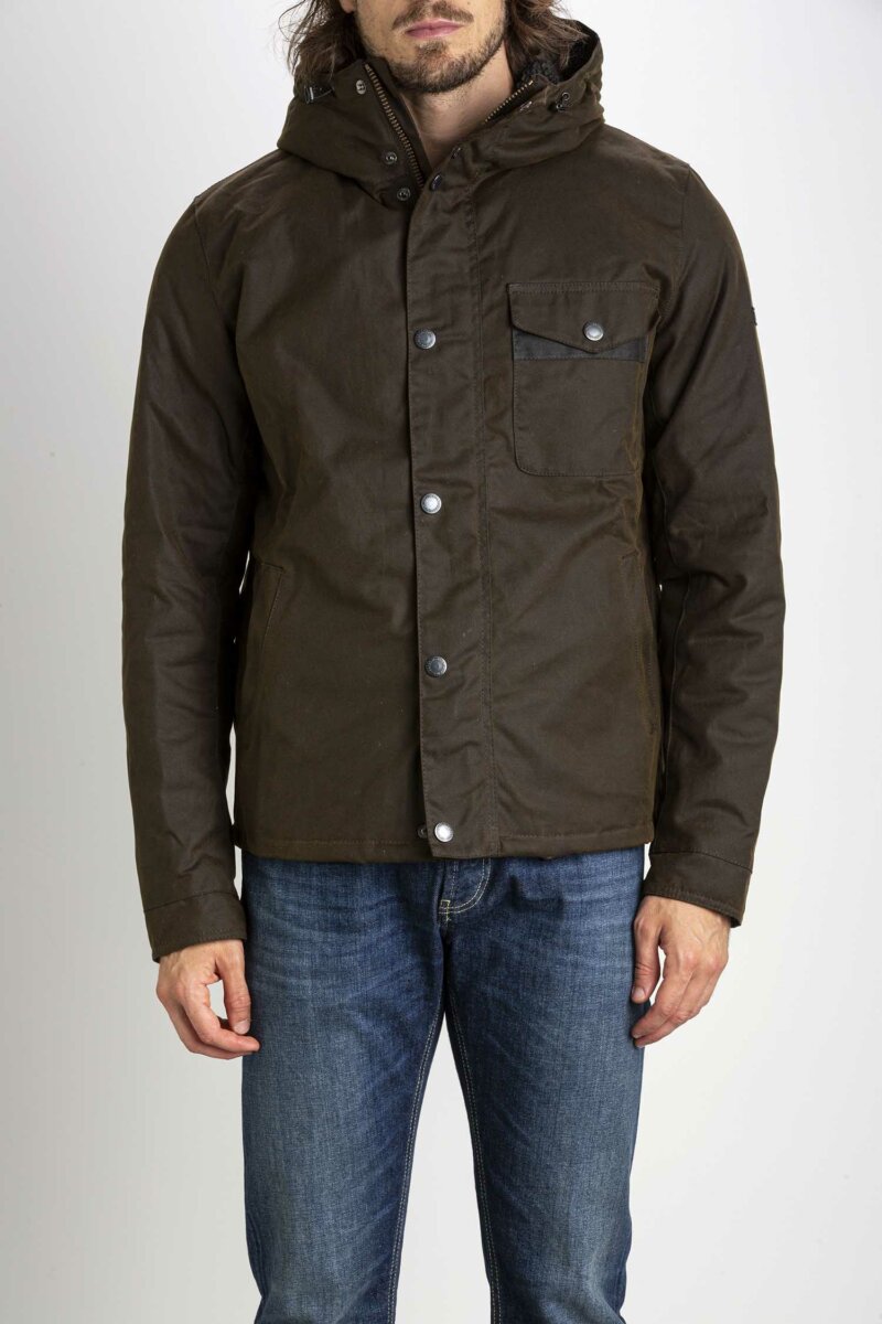 BARBOUR-GIUBBINO KEVLAR WAX-BBMWX1372MWX OLIVE