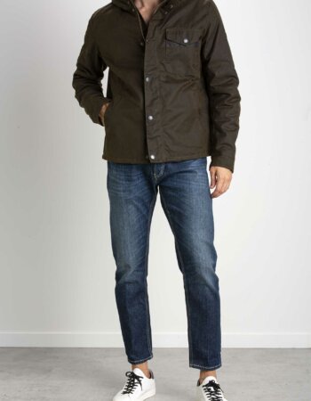 BARBOUR-GIUBBINO KEVLAR WAX-BBMWX1372MWX OLIVE