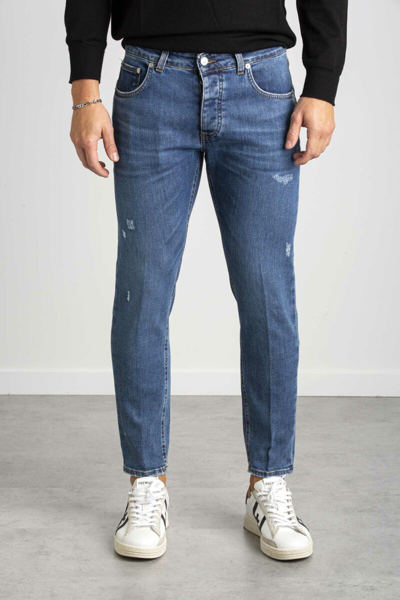 BEABLE-JEANS DAVIS SCURO-BEADAVISGKC DENIM