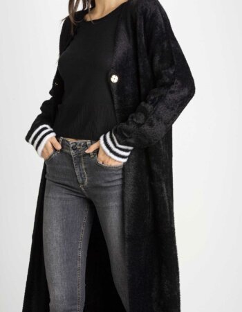 BLUGIRL-CARDIGAN LUNGO-BLURF2035MA90M NERO