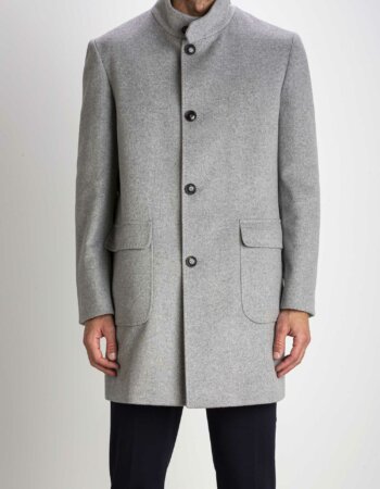 SELECT BOX-CAPPOTTO UOMO LUNGO-CIE22139FODEDRAP GRIGIO