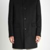 SELECT BOX-CAPPOTTO UOMO LUNGO-CIE22139FODEDRAP NERO