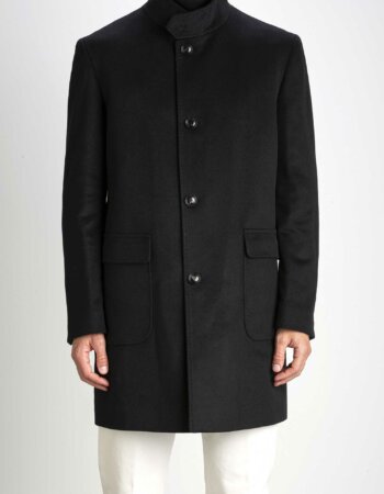 SELECT BOX-CAPPOTTO UOMO LUNGO-CIE22139FODEDRAP NERO