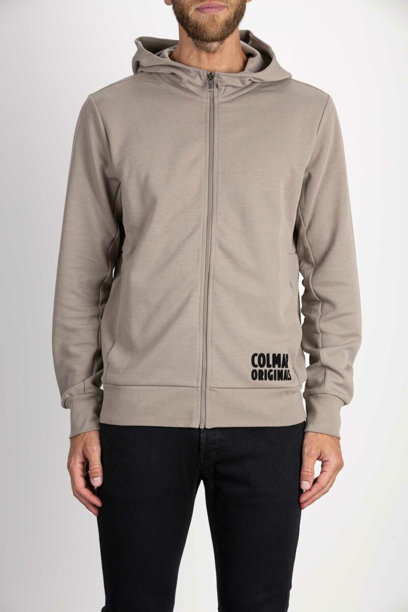 COLMAR ORIGINALS-FELPA CON CAPPUCCIO-COL62094XW TORTORA