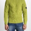 CP COMPANY-MAGLIA CREW NECK IN MERINO WOOL-CPKN204A005292A GOLDEN