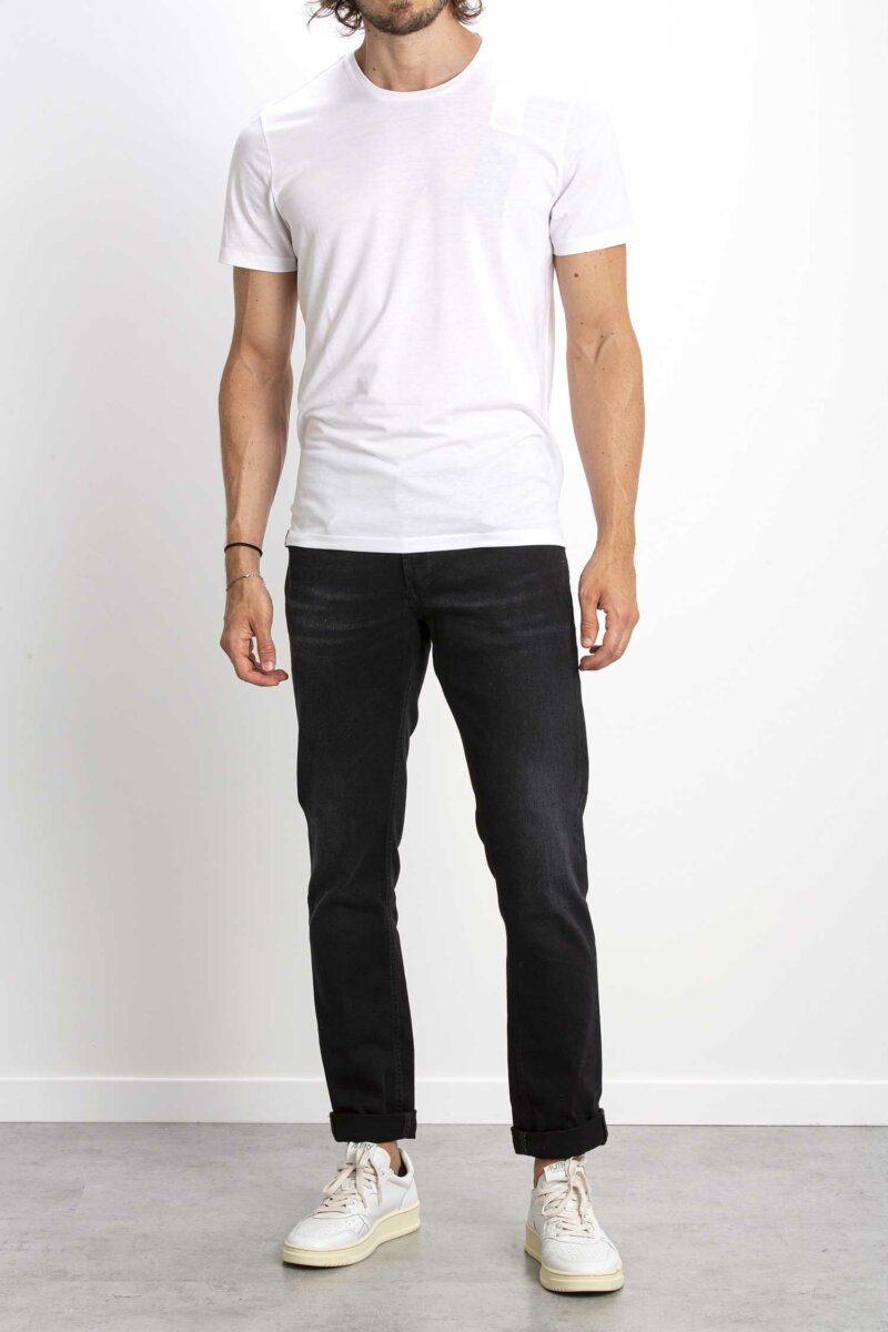 DONDUP-JEANS GEORGE COLOR-DDUP232DSE249DL6 NERO