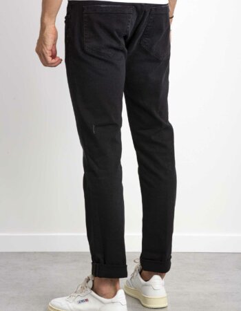 DONDUP-JEANS GEORGE COLOR-DDUP232DSE249DL6 NERO