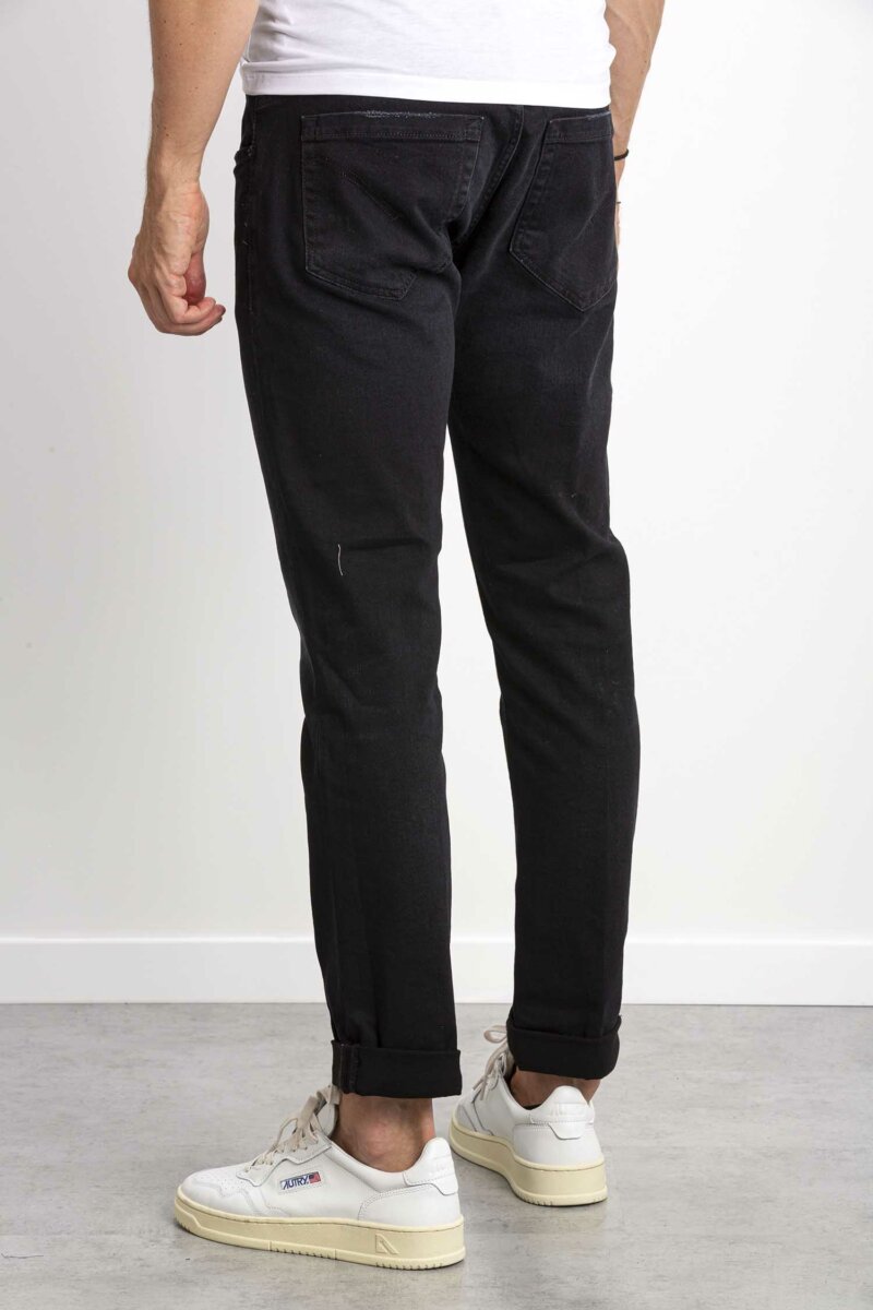 DONDUP-JEANS GEORGE COLOR-DDUP232DSE249DL6 NERO