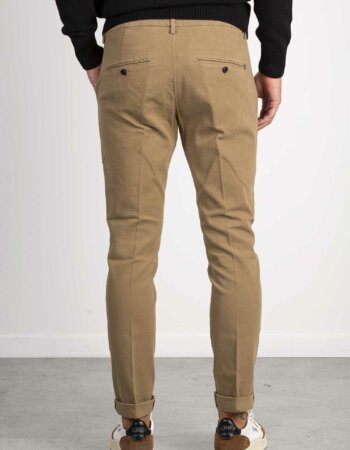 DONDUP-PANTALONE GAUBERT-DDUP235AS0080 CAMMELLO