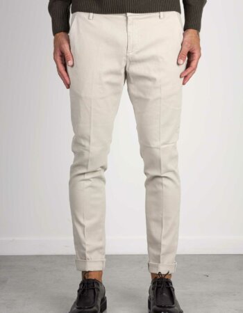 DONDUP-PANTALONE GAUBERT-DDUP235AS0080 ECRU