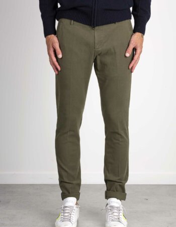 DONDUP-PANTALONE GAUBERT-DDUP235AS0080 VERDE